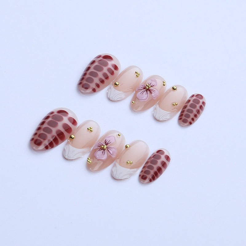 Floral Art Press-On Nail Set Brehn
