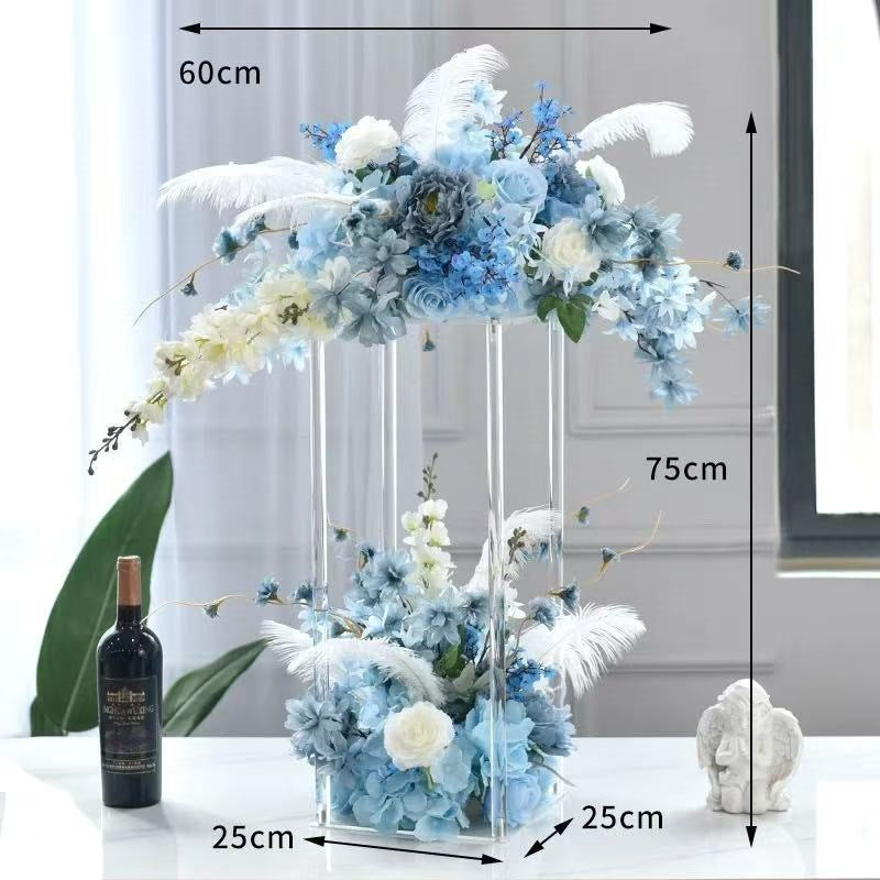 Elegante Blumenzentrale Vase