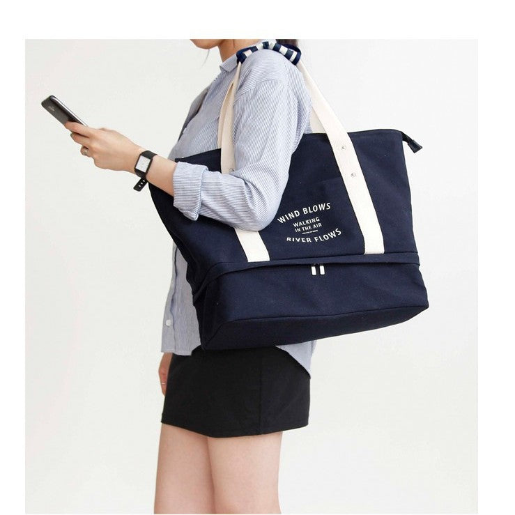 Stylische Allzweck-Leinen-Tasche Brehn