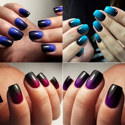 Stylische Ombre-Acryl-Nagelkunst Brehn