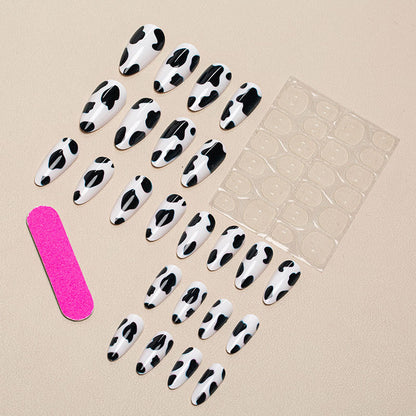 Trendy Kuhfell Druck Aufklebenägel