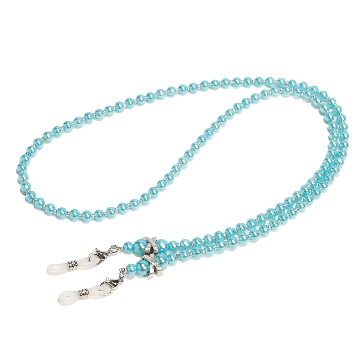Elegante Perlenbesetzte Brillekette Brehn