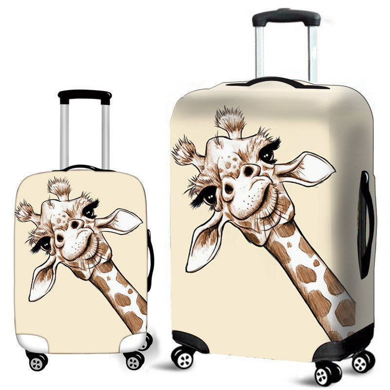 Unisex Hartschalenreisekoffer mit kreativem Giraffenmotiv Brehn