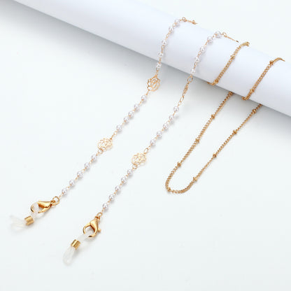 Elegante Brillenkette mit Perlen und Akzenten Brehn