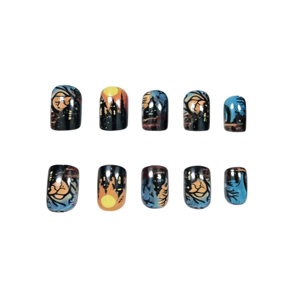 Halloween-Themen Nagelkunst Set Brehn 1789915592