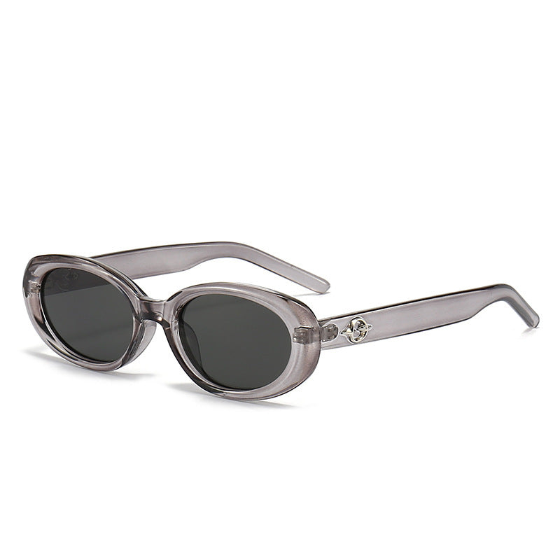 Stylisch Schlanke Oval Sonnenbrille Brehn
