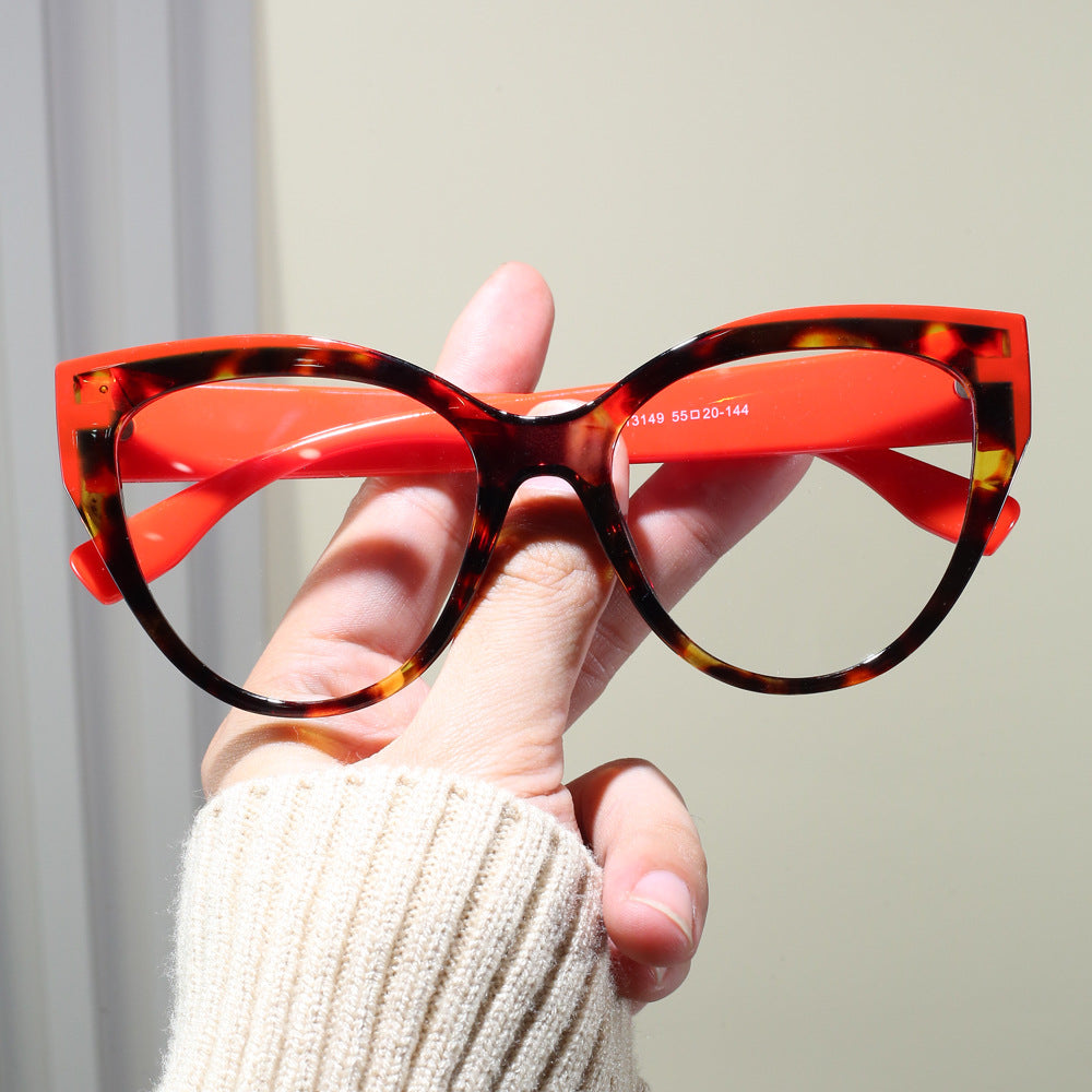Damen Cat-Eye Sonnenbrille mit extravagantem Rahmen und UV-Schutz Brehn