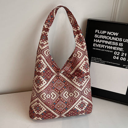 Bohemian gemusterte Hobo-Tasche