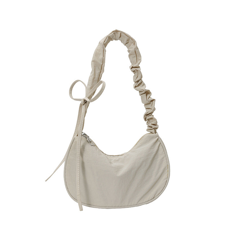 WoTexturiertes Stoff Sling Bag Brehn
