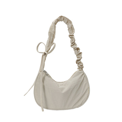 WoTexturiertes Stoff Sling Bag Brehn