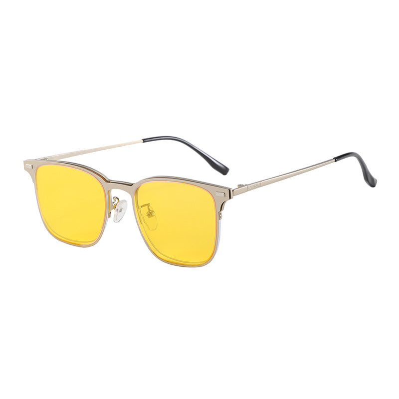 Damen Trendige quadratische Sonnenbrille im modernen Design Brehn