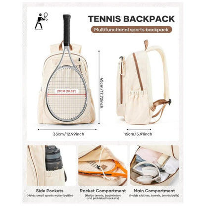 Tennis-Schläger Tragetasche Rucksack Brehn