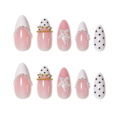 Stylische dekorative Stiletto-Nagelverlängerungen Brehn