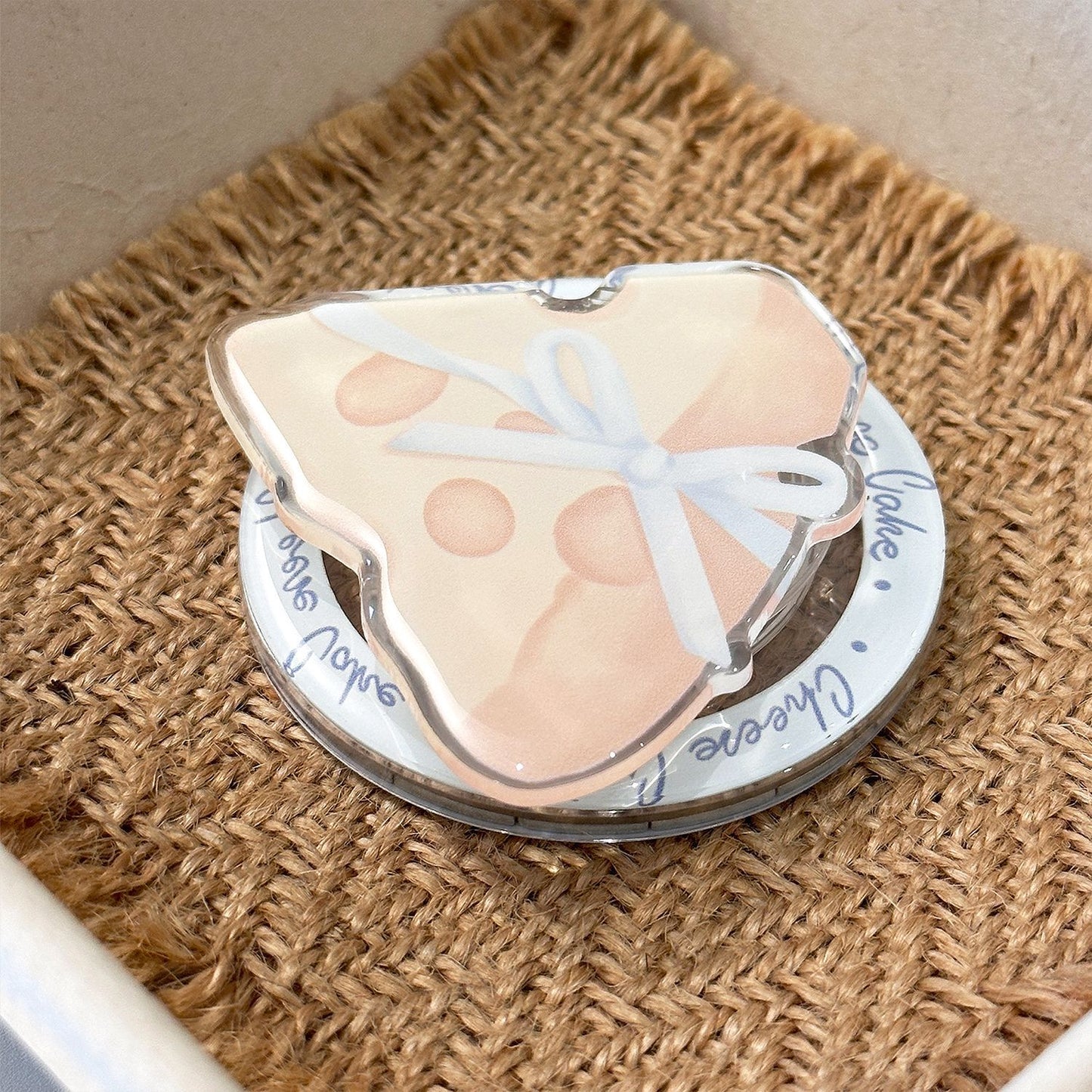 Lustiger Kühlschrankmagnet in Kuchenform Brehn