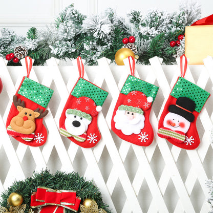 Weihnachtsstrumpf mit Rentiermotiv Brehn