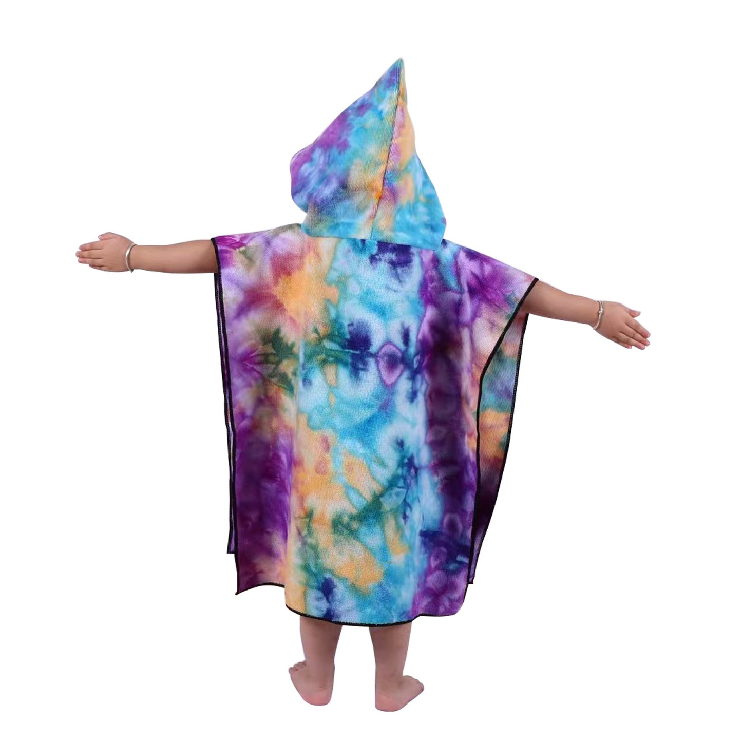 Fluffy Badeponcho mit Kapuze Brehn