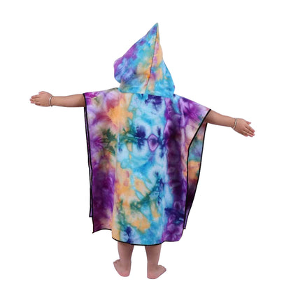 Fluffy Badeponcho mit Kapuze Brehn