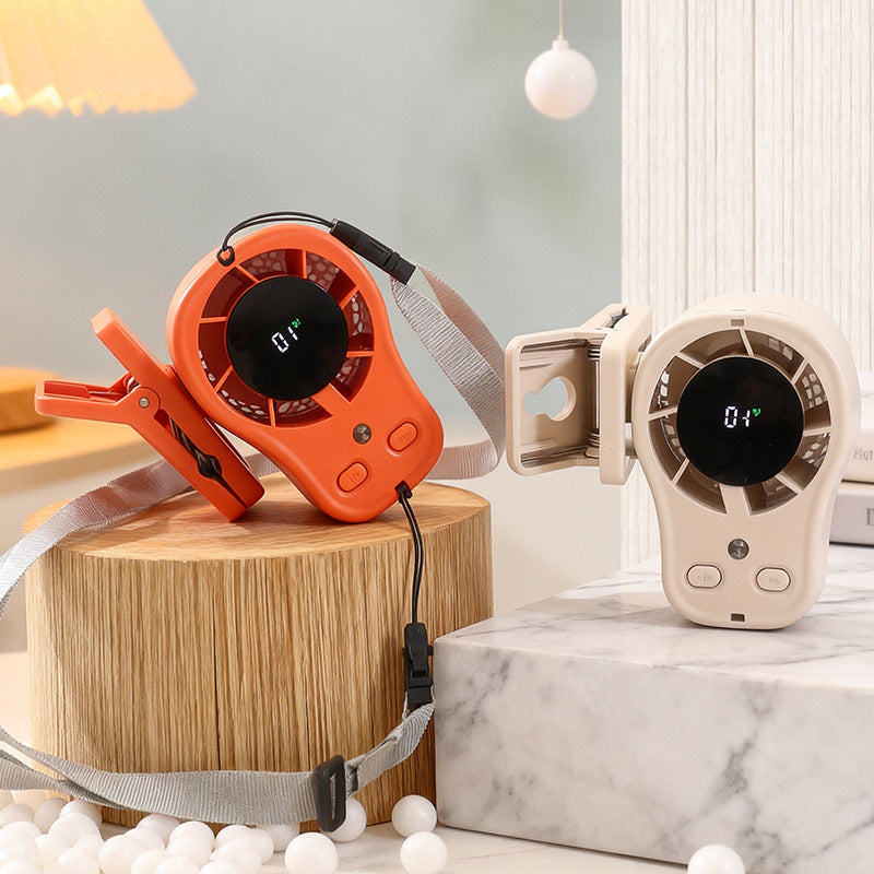 Damen Kofferclipventilator mit LED-Temperaturanzeige Brehn