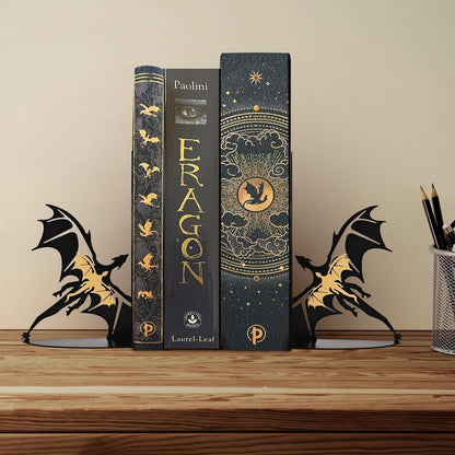 Drachen-inspirierte dekorative Buchstützen