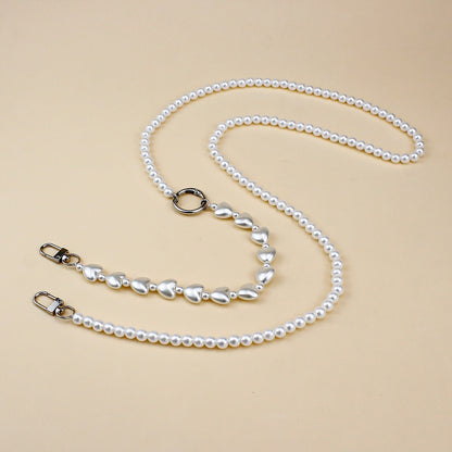 Elegante Perlen- und Kettenhalskette Brehn
