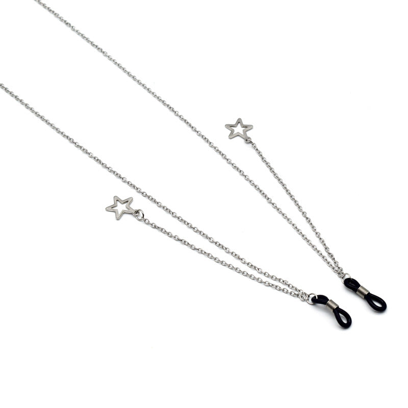 Elegante mit Sternen akzentuierte Brillenketten Brehn