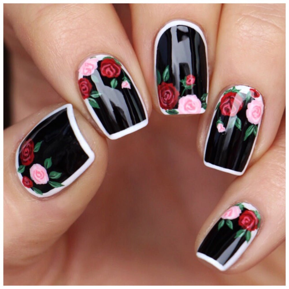 Kunstnägel im floralen Vintage-Design Brehn