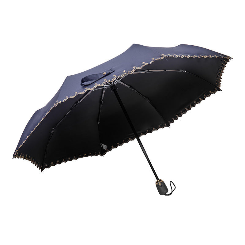 Damen eleganter Kunstfellschirm Brehn