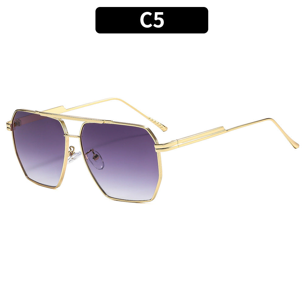Premium Geometric Shield Sonnenbrille