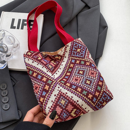 Moderne Gewebte Handtasche