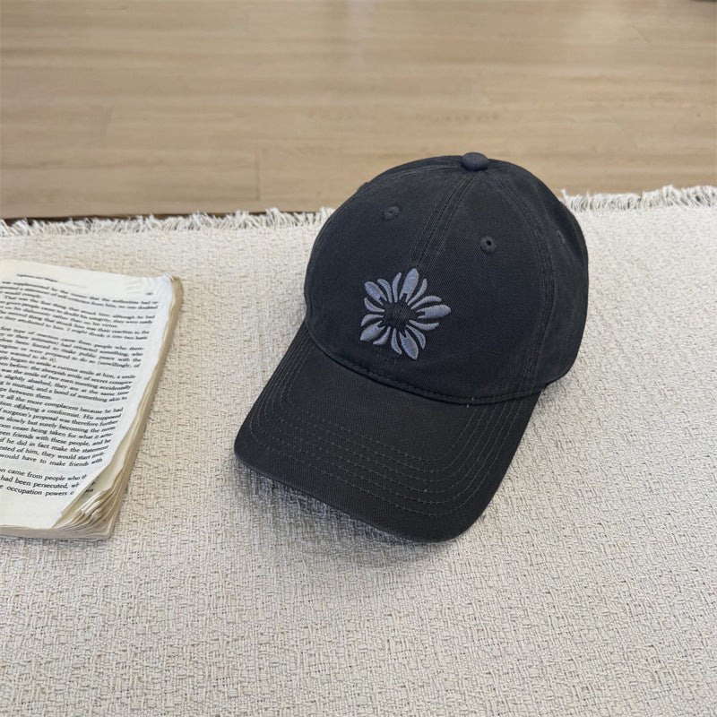 Damens Baseball-Cap mit Blumenstickerei Brehn