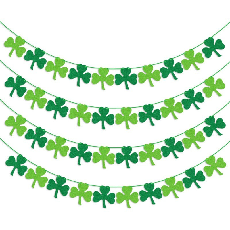 Festliche Shamrock-Girlande Brehn