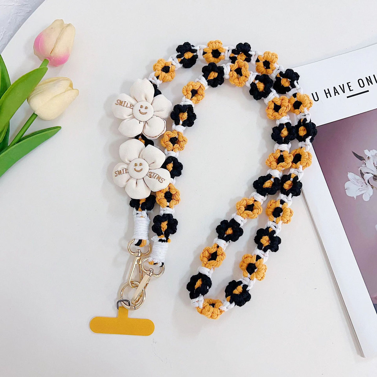 Blumendesign Verstellbare Brillenband Brehn