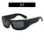Damen sportliche Sonnenbrille mit breitem Rahmen und polarisierten Gläsern Brehn