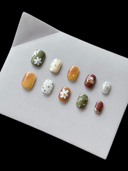 Künstlerisches Press-On Nageldesign Set  1791773005