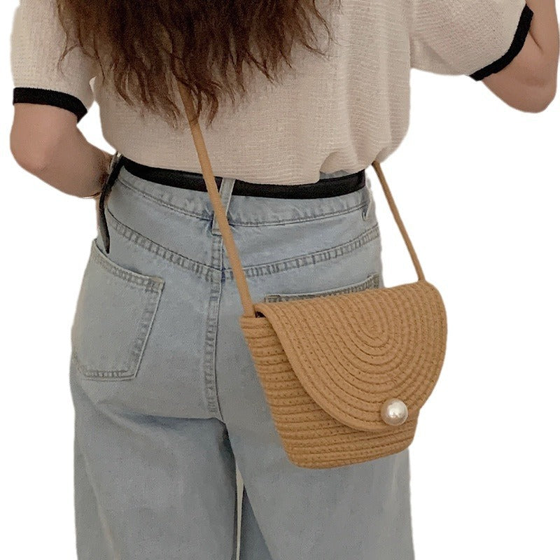 Damen Handtasche mit elegantem runden Design Brehn