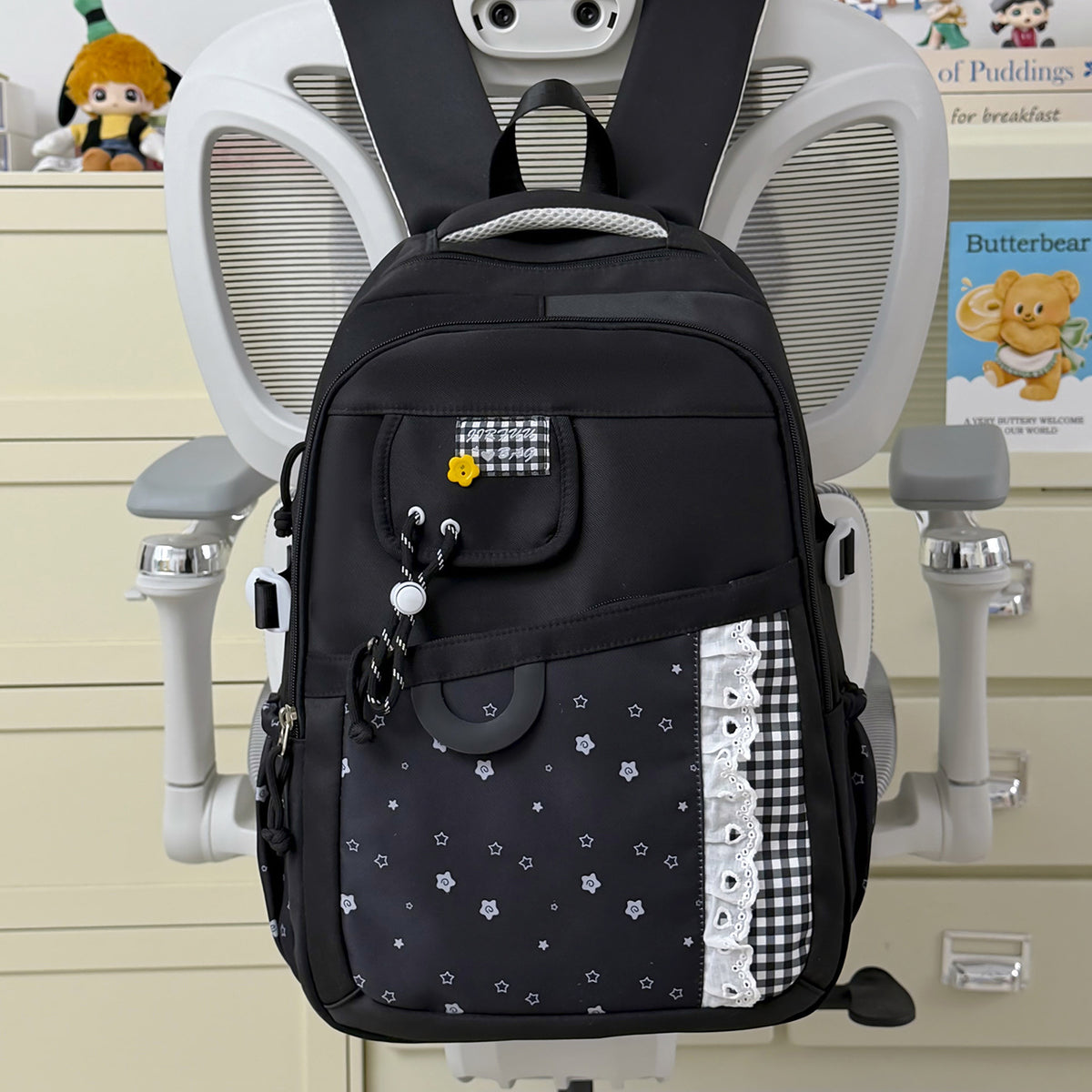 Stylischer Multi-Komponenten-Schulrucksack Brehn