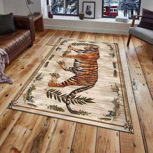 3D-gedrucktes Tiger-Wandmural Brehn