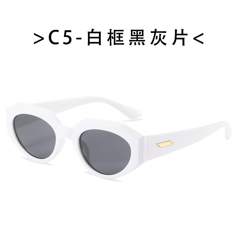 Damen geometrische Cat-Eye Sonnenbrille Brehn