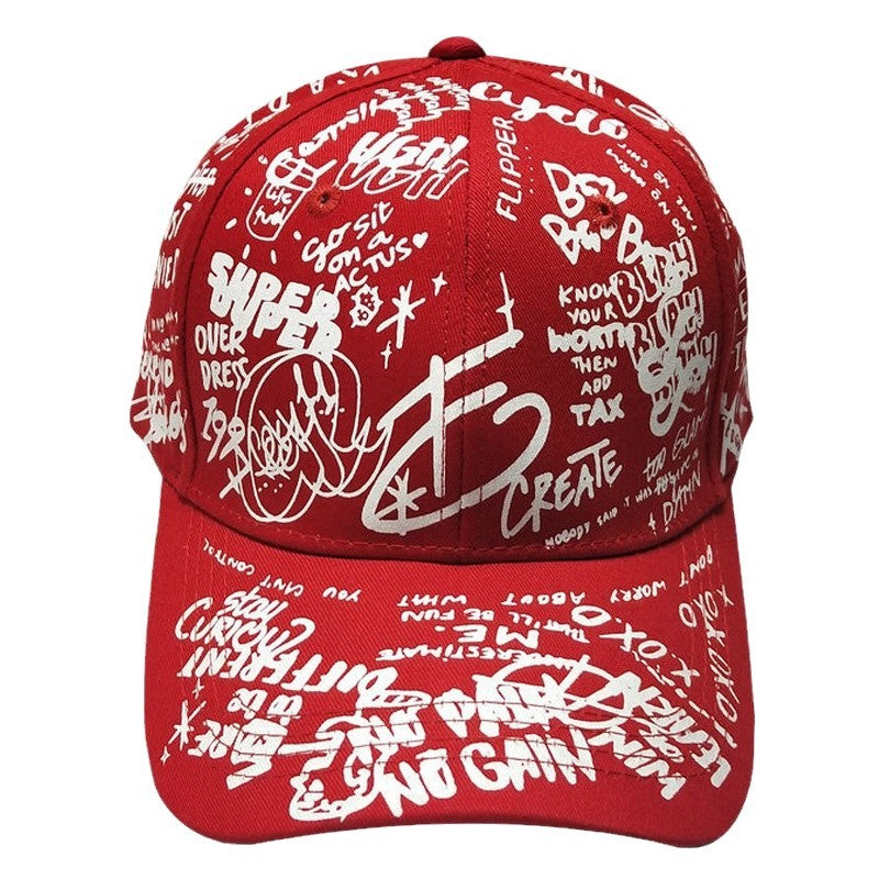 Herren Grafikdruck Snapback Cap Brehn