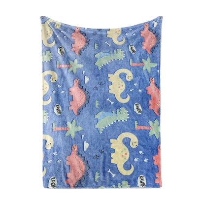 Damen Kinderfreundliche Kuscheldecke mit Dinosaurier-Motiv Brehn