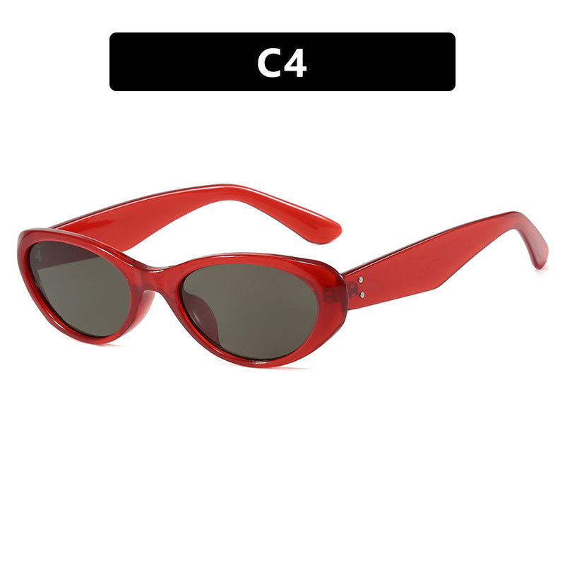 Damen modische Cat-Eye Sonnenbrille mit hochwertigem Kunststoffrahmen und UV-Schutz Brehn
