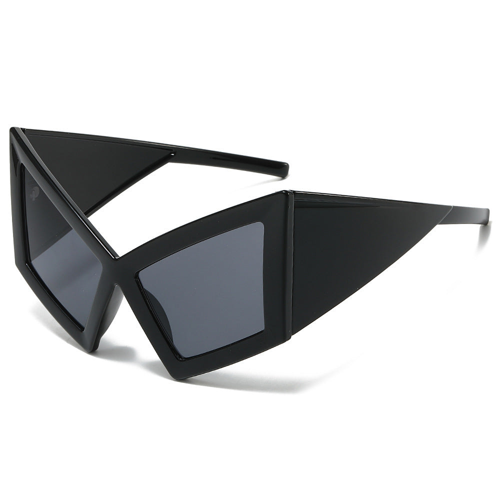 Futuristische Geometrische Schild Sonnenbrille Brehn