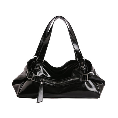 Schlanke Ledertasche