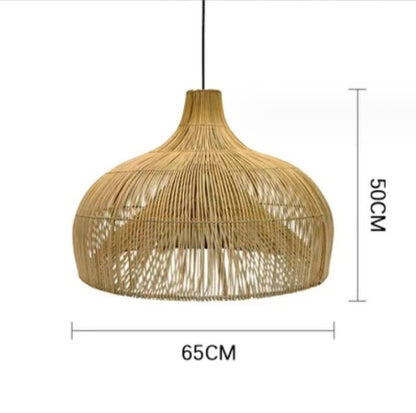 Handgefertigte Geflochtene Rattan Pendelleuchte