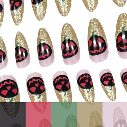 Halloween-Themen Nagelkunstset Brehn