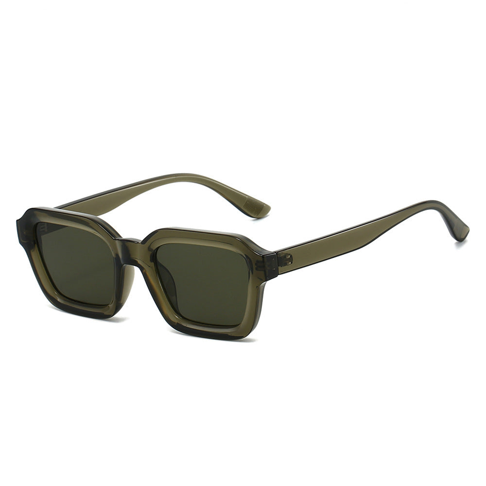 Trendige geometrische Rahmen-Sonnenbrille Brehn