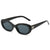 Chic Overgroße Oval Sonnenbrille Brehn