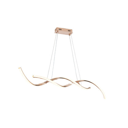 Wellen-inspirierte LED-Pendelleuchte