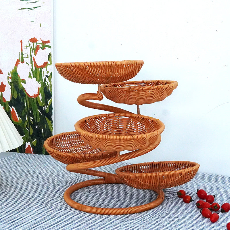 Multi-Ebenen Rattan Lagerung Brehn