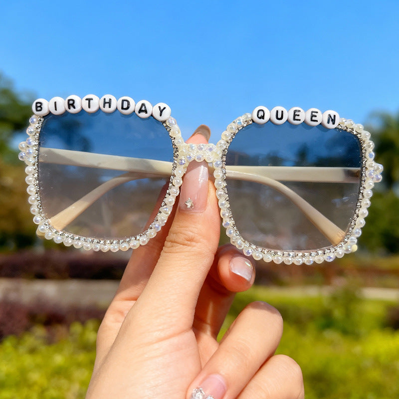 Statement Perlenverzierte Sonnenbrille Brehn